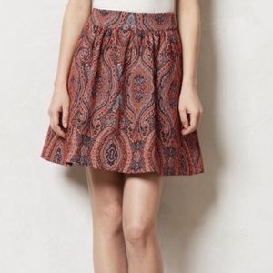 Paisley Print Skirt - Multicolor